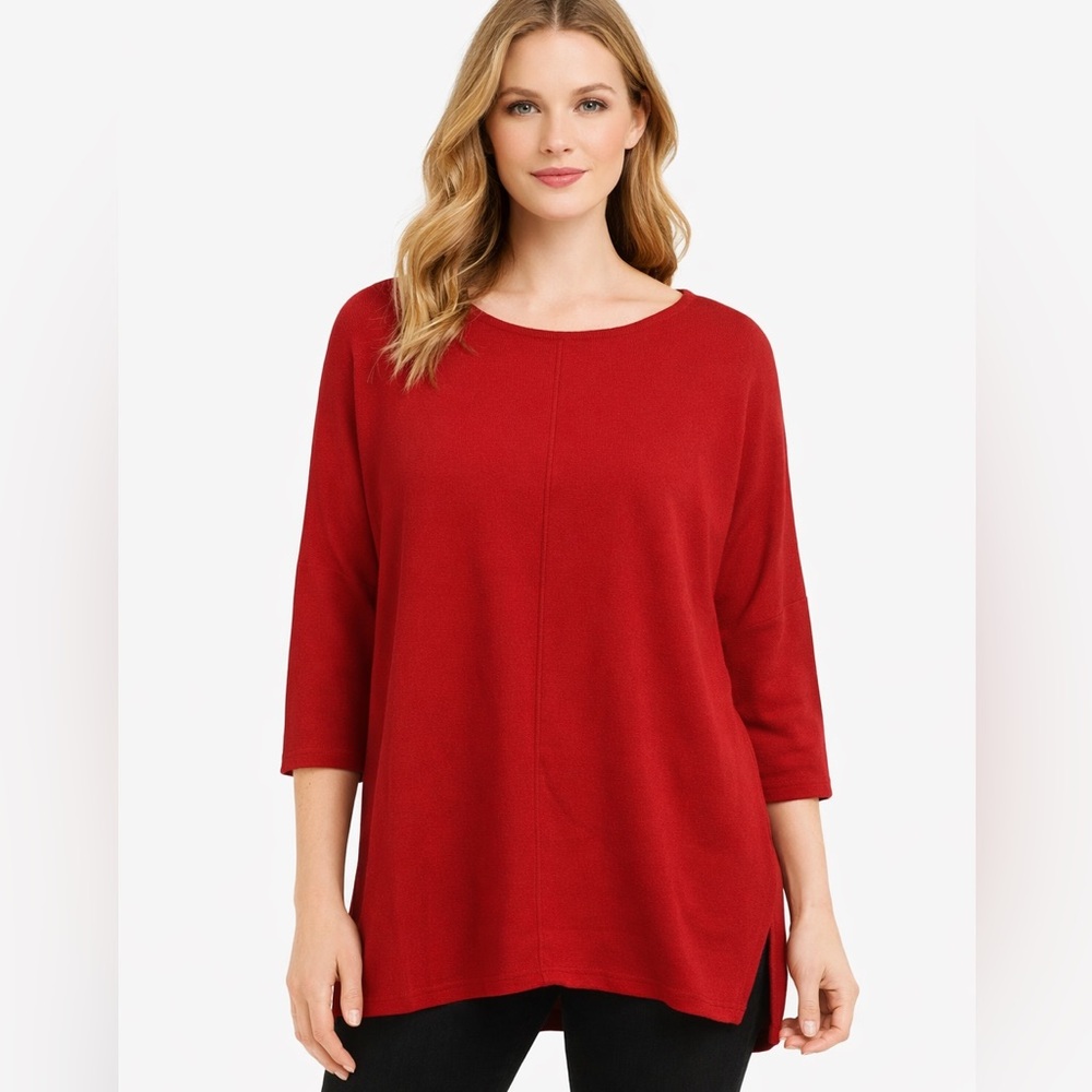 Chicos Cashmere Blend Pullover Sweater Women Size 3